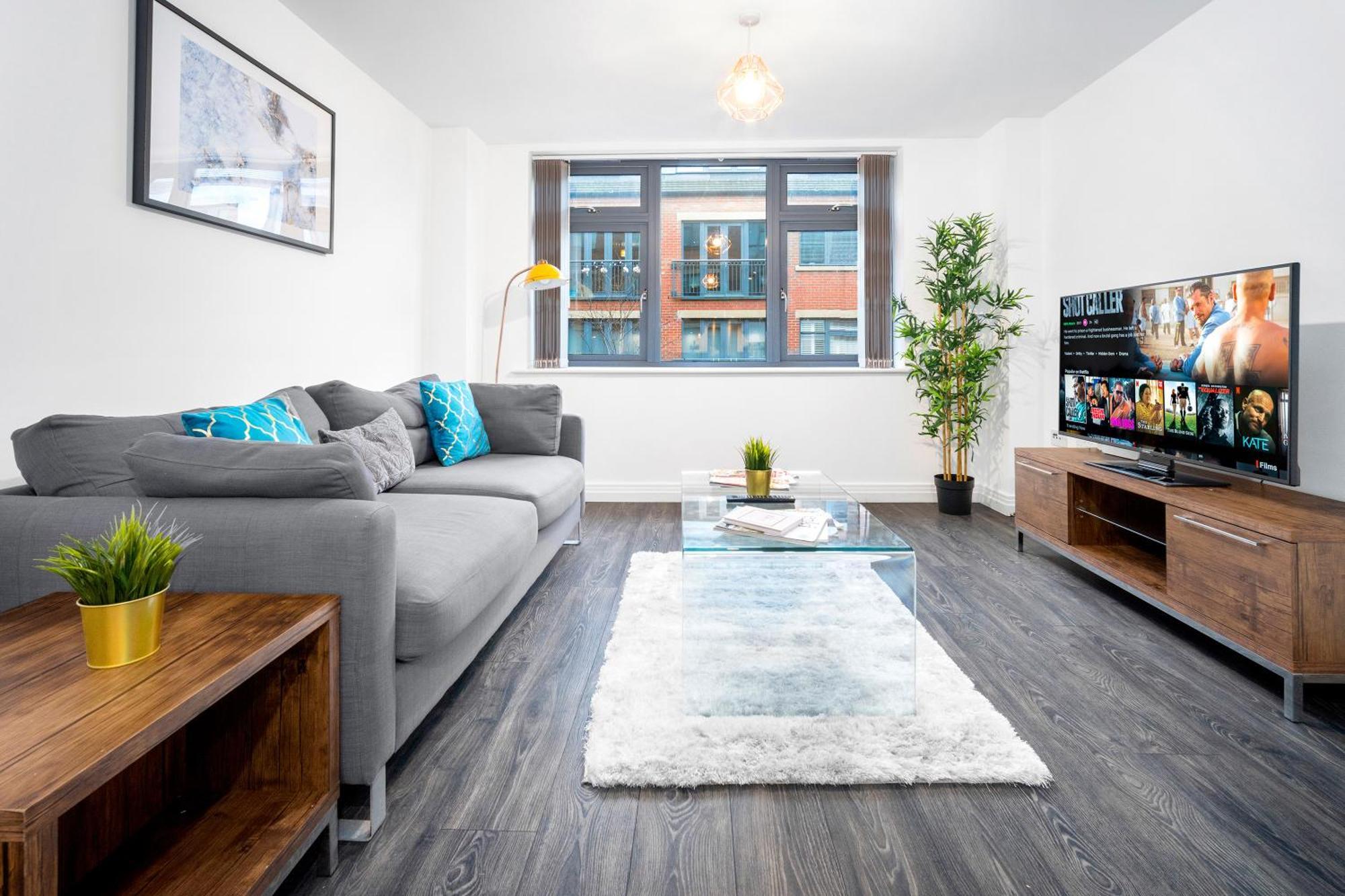New Luxe Apartment - Secure Parking - Birmingham City Centre - Netflix - Wifi - Top Rated - 54M Luaran gambar